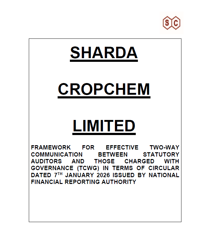 Sharda Cropchem Ltd
